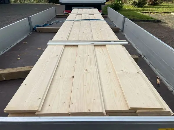 Vuren vellingdelen 20x200x5100mm geschaafd - tong en groef - Afbeelding 3