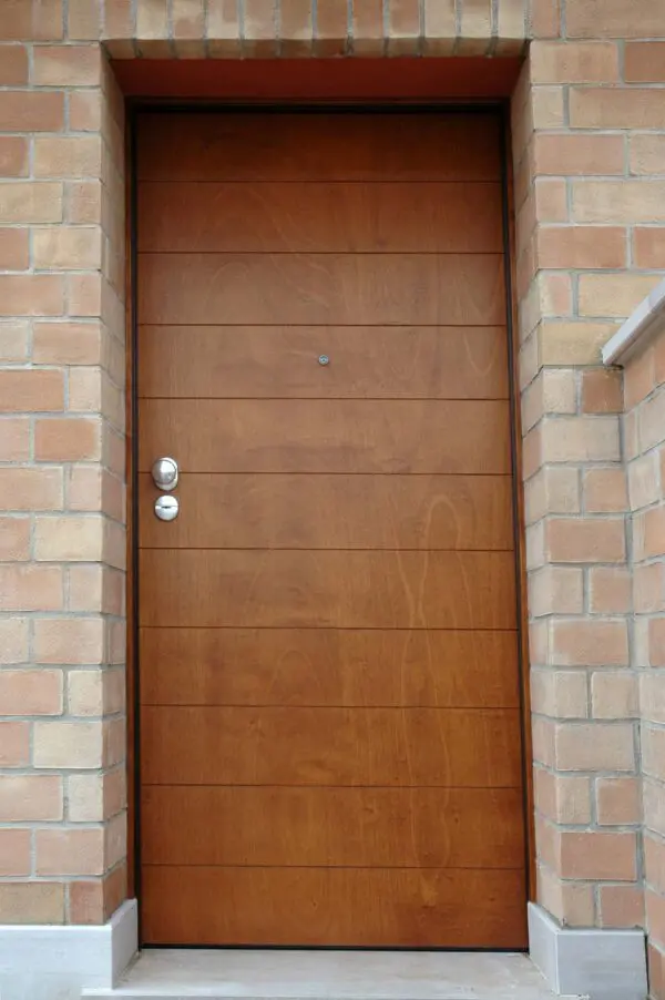 Okoumé deurplaat met aluminium 40x1220x2500mm - XPS - onbehandeld - Afbeelding 2