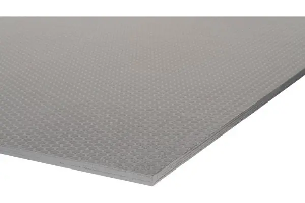 Betonplex berken 12mm 180x330cm antislip - hexa / honingraat - grijs/bruin