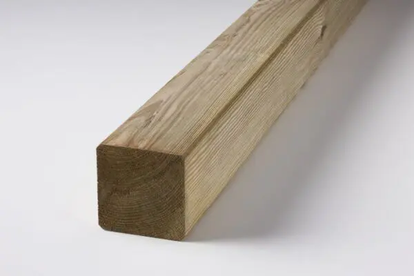 Vuren balk 45x45x3600mm geschaafd - regel - geïmpregneerd