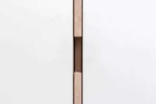 PAKAANBIEDING berken multiplex met HPL - 19,8mm 122x244cm - wit - TST-structuur - 30 stuks - Afbeelding 2
