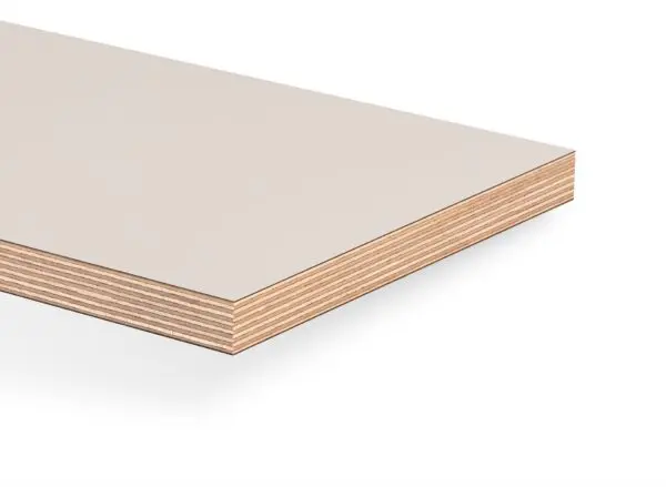 PAKAANBIEDING berken multiplex met HPL - 19,8mm 122x244cm - wit - TST-structuur - 30 stuks